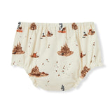 Sandcastle Organic Cotton Dress & Bloomer Set