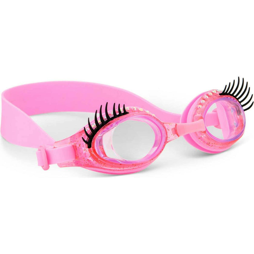 Powder Pink Eyelash Youth Swim Goggle