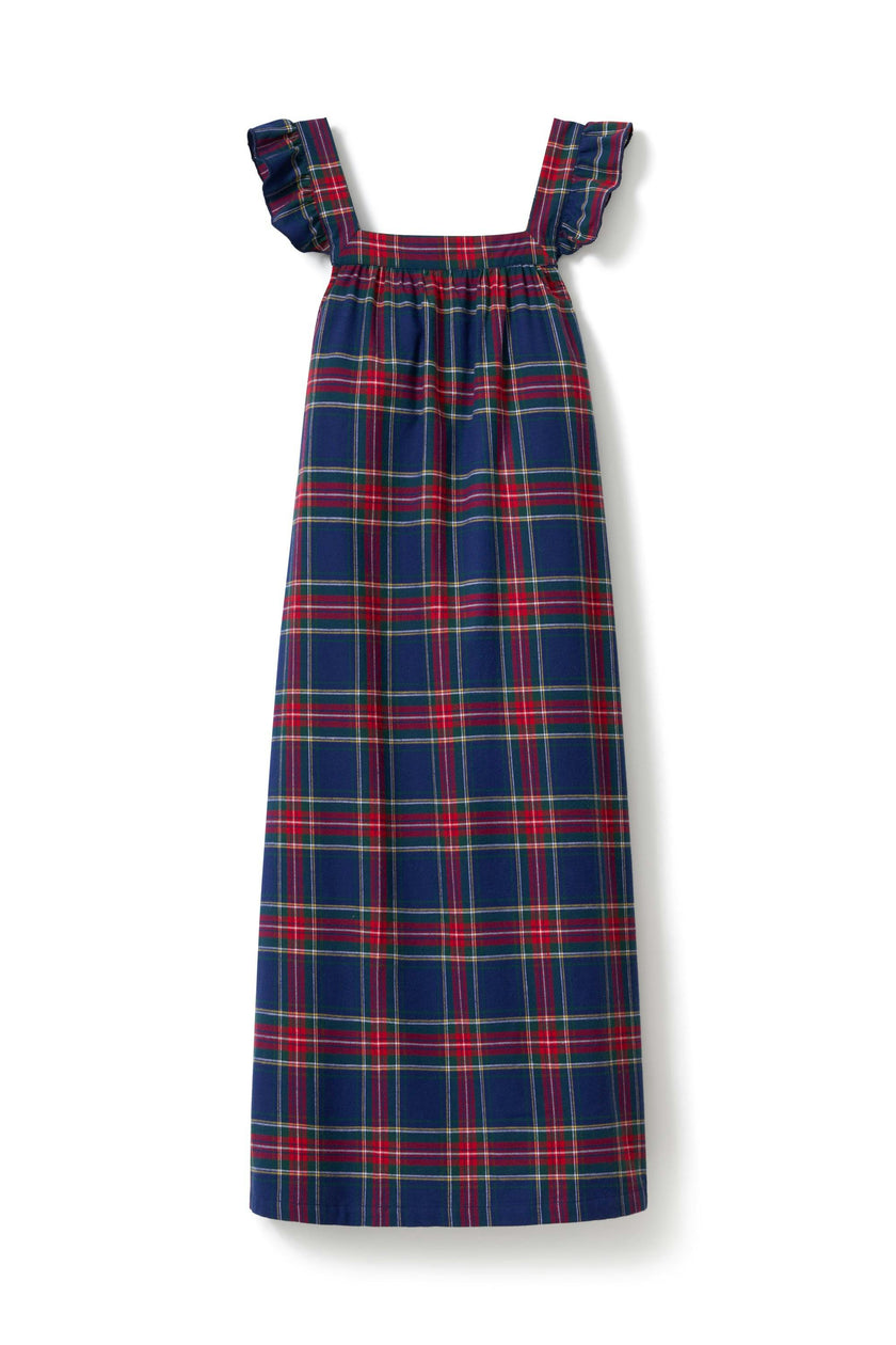 Women's Brushed Twill Clara Nightgown in Windsor Tartan