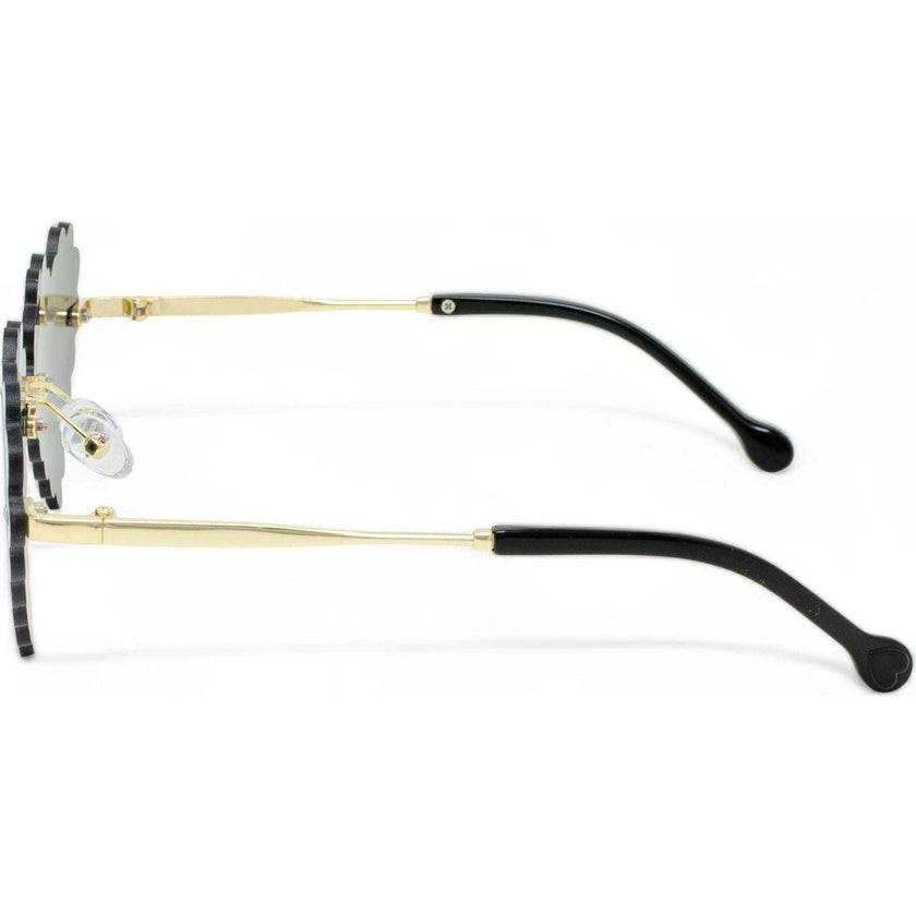 Kid's Frameless Heart Sunglasses