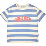 Mipounet SS26 Dreamer, T Shirt Ecru Blue
