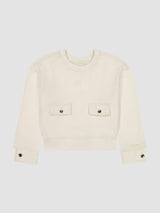 Edie Sweatshirt Cropped | Manilla