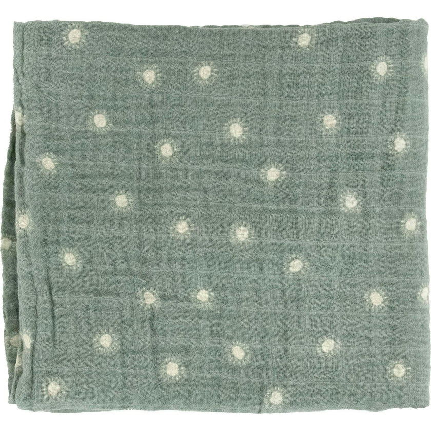 Organic Cotton Muslin Swaddle Blanket 2 Pack - Sage Suns