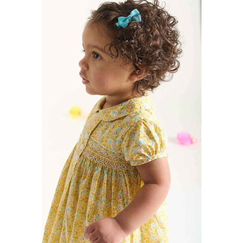 Hand-Smocked Baby Dress - Franca