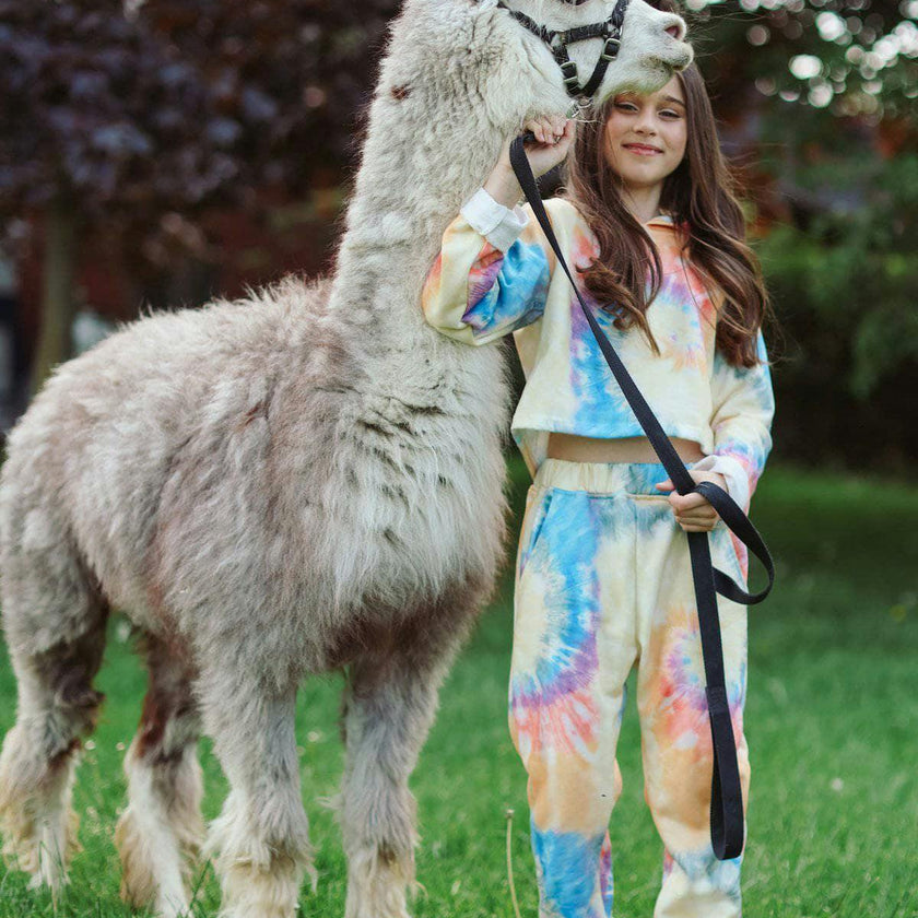 Be Happy Tie Dye Jogger Set