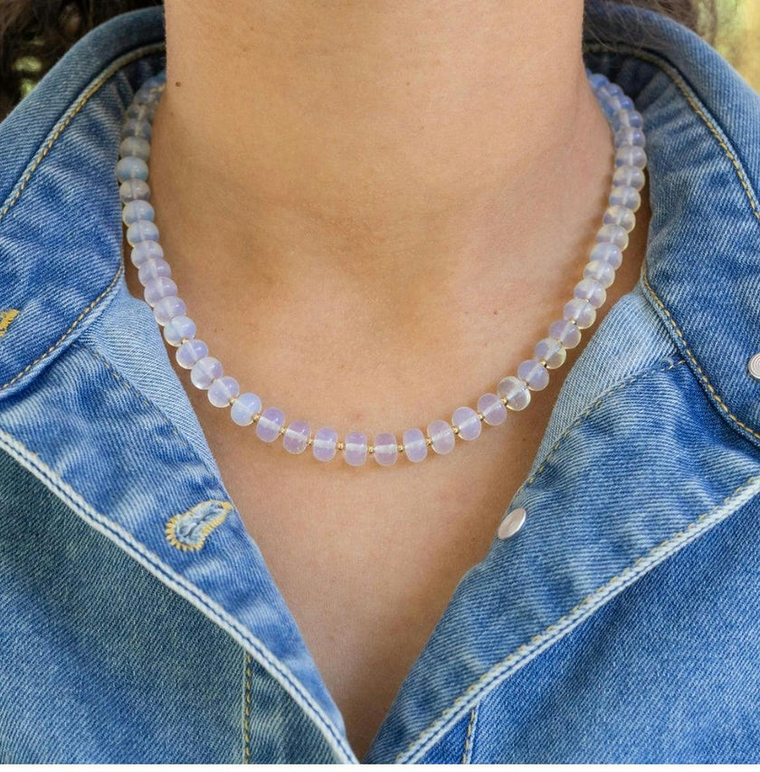 Moonstone Semi-Precious Necklace
