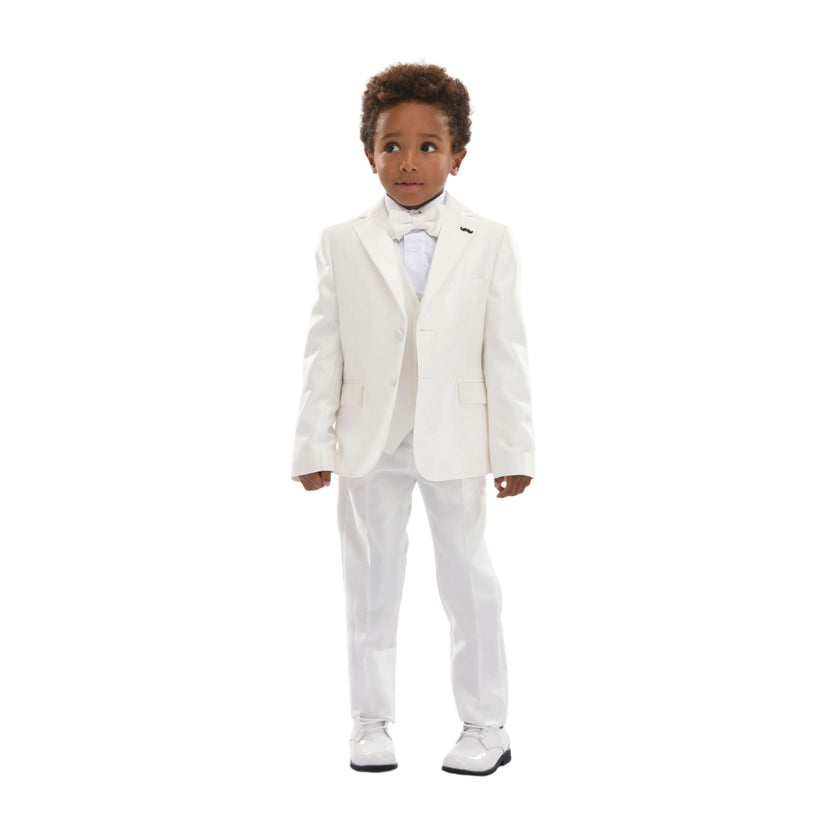 Cream 5pc Peak Lapel Tuxedo