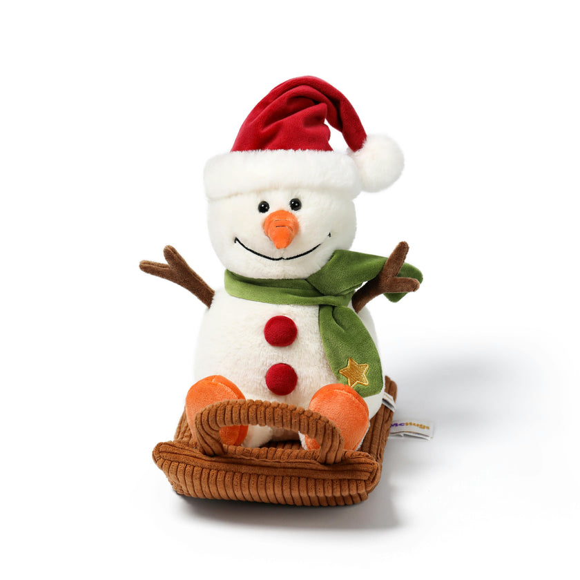 McHugs Candy Snowman Christmas Stuffed Plushie 25cm