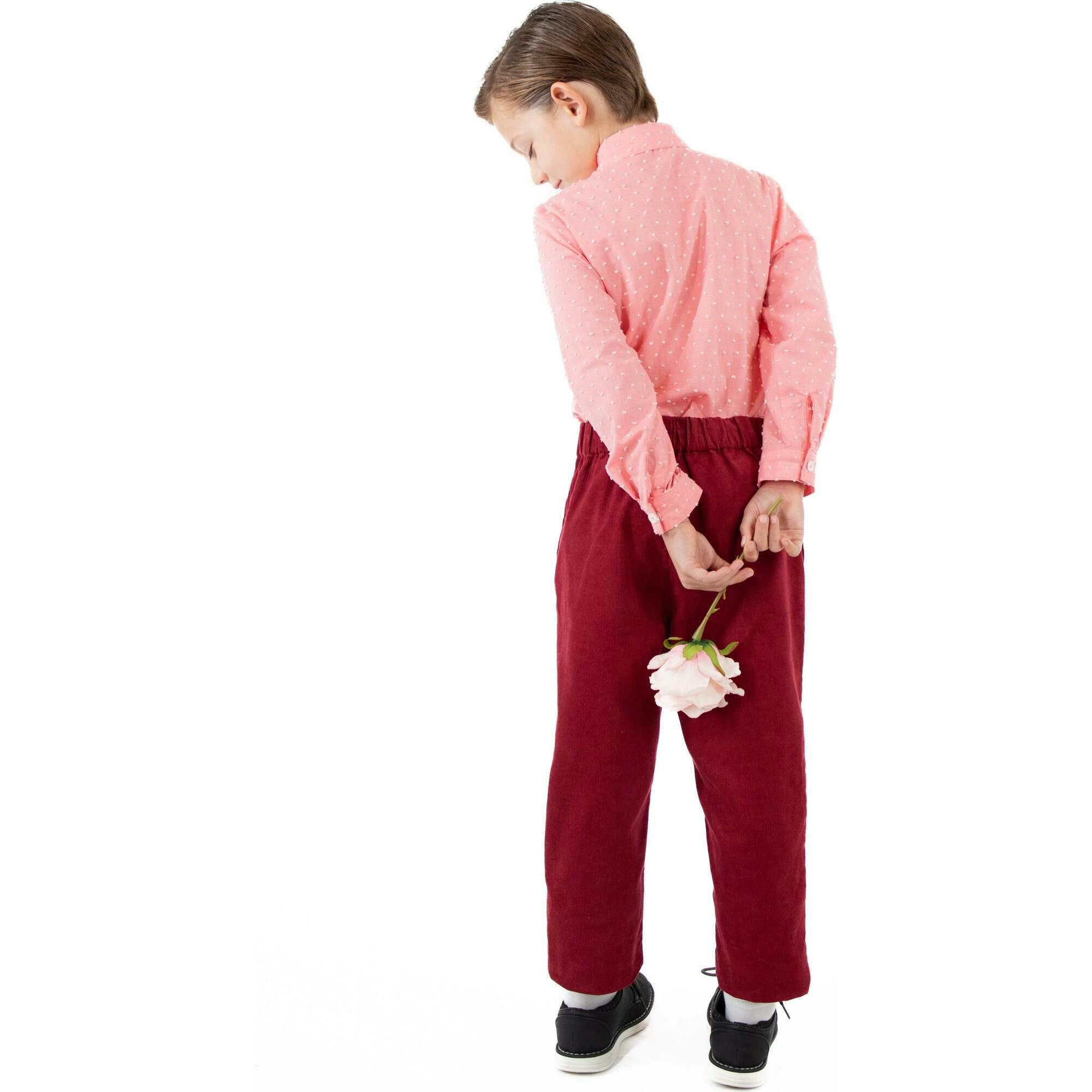 Jr Star Child Heartbreaker Pink Shirt with Bow Tie
