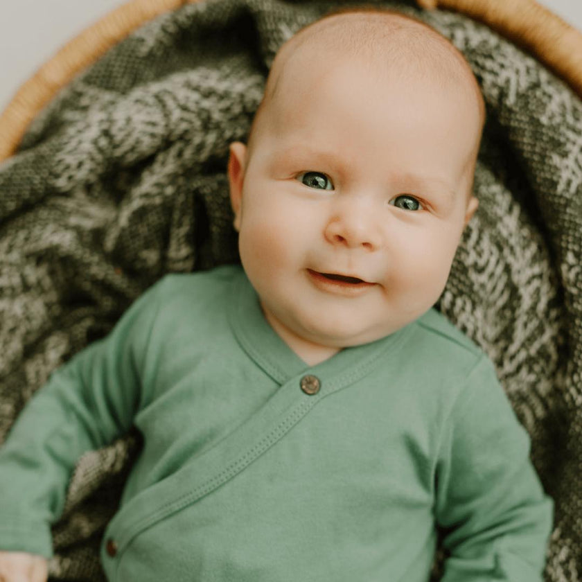 long bodysuit | Basil Green