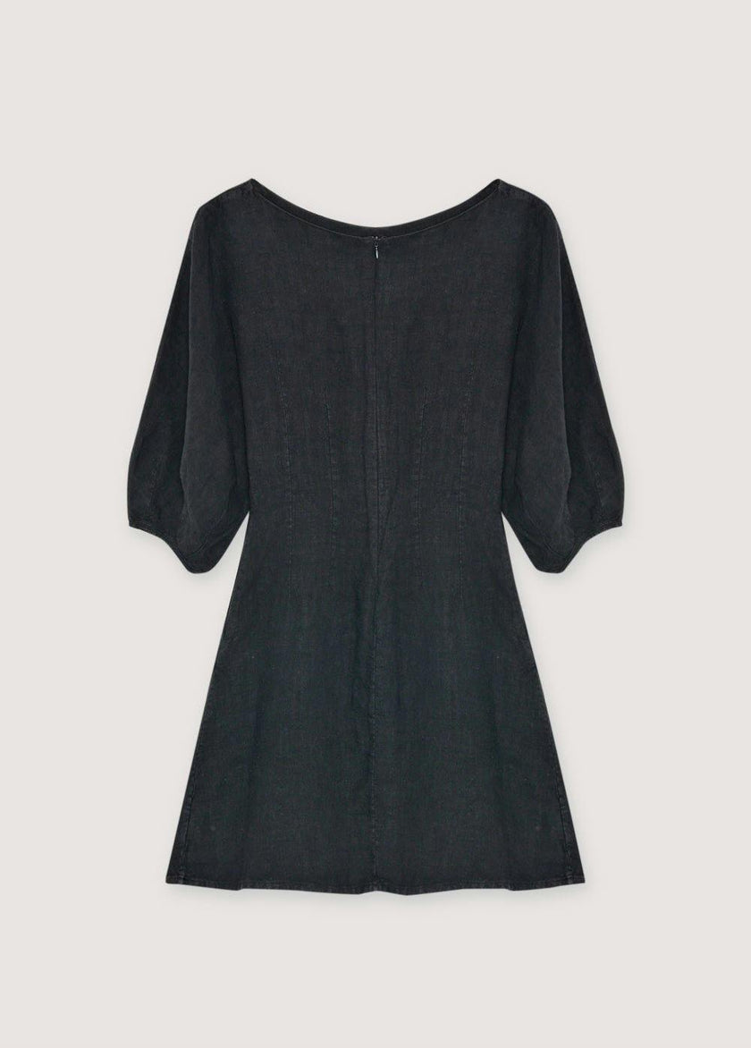 Galium Woman Short Dress Midnight Black