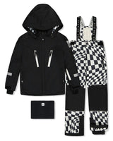 Two Piece Teknik Snowsuit Black And White