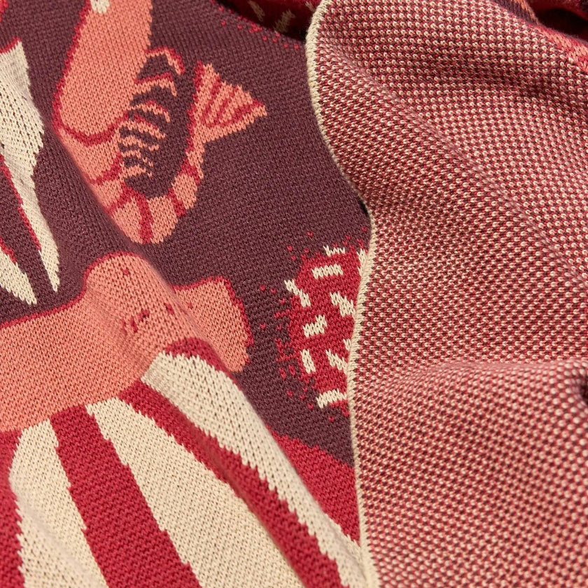 Le Bouquet Knit Blanket
