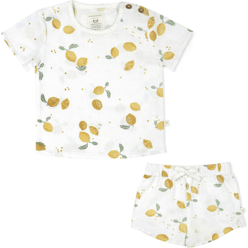 Organic Top and Shorts 2 Piece Set