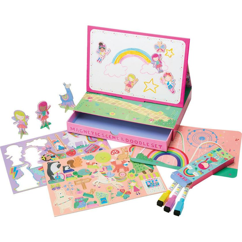 Magnetic Scene and Doodle Set - Rainbow Fairy