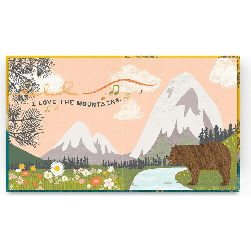 I Love the Mountains Children's Baby Book