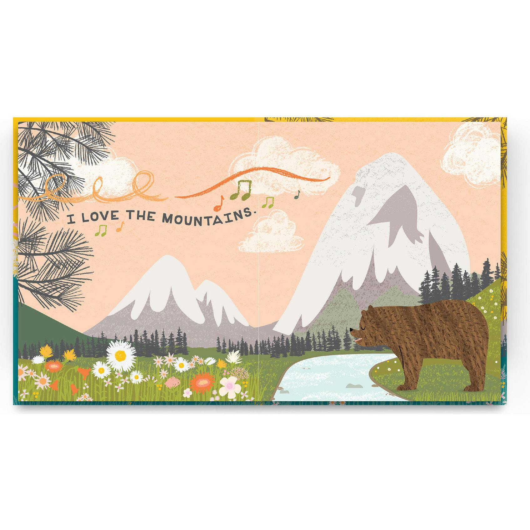 I Love the Mountains Children's Baby Book