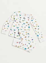 Children's Two Piece Organic Pajamas - Madame Butterfly