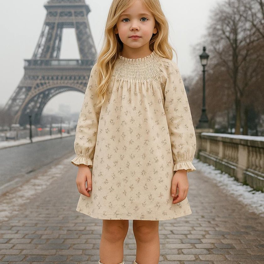 Brushed Floral Dress