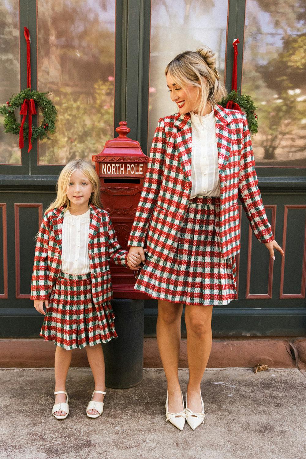 Mini Marren Set in Yule Tweed