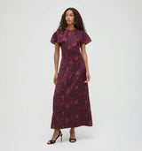 The Davina Dress - Annabelle Botanica Burgundy