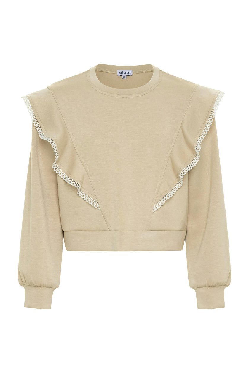 Livvy Sweatshirt Beige