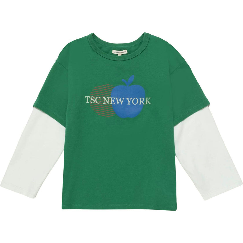 Organic Skater Tee in Tenor Green