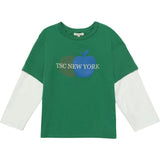 Organic Skater Tee in Tenor Green