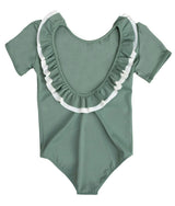 Carlotta Surf Suit in Sage Green & Ivory