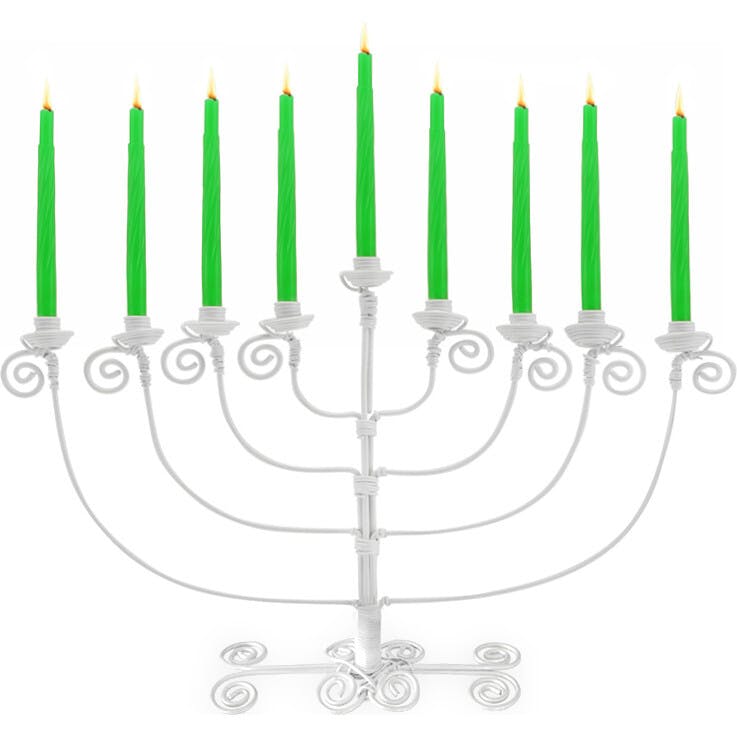 Licht Wire Twirly Menorah