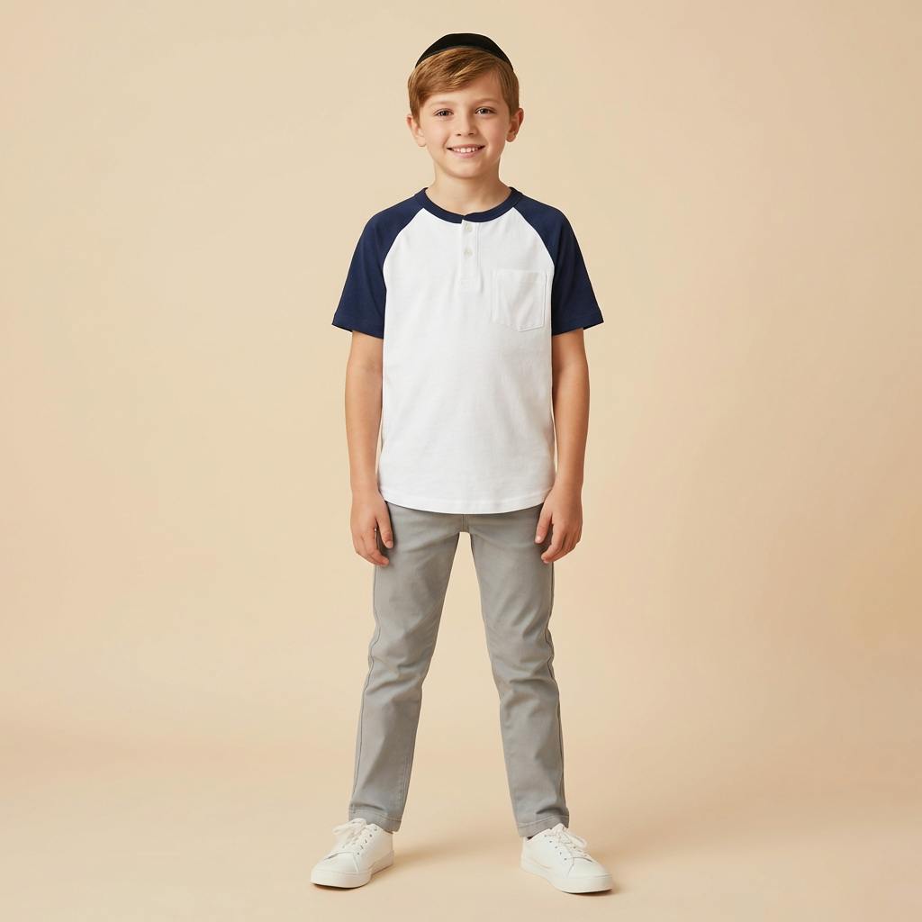 Basic Soft Cotton Henley