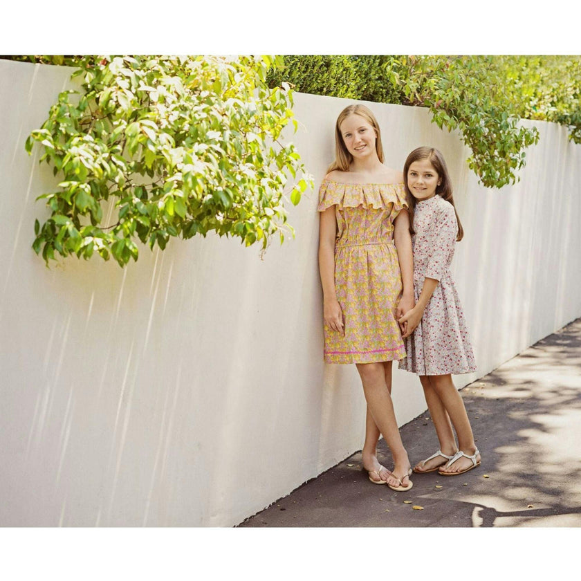 Miss B Gabriela Circle Dress Mini, Florals