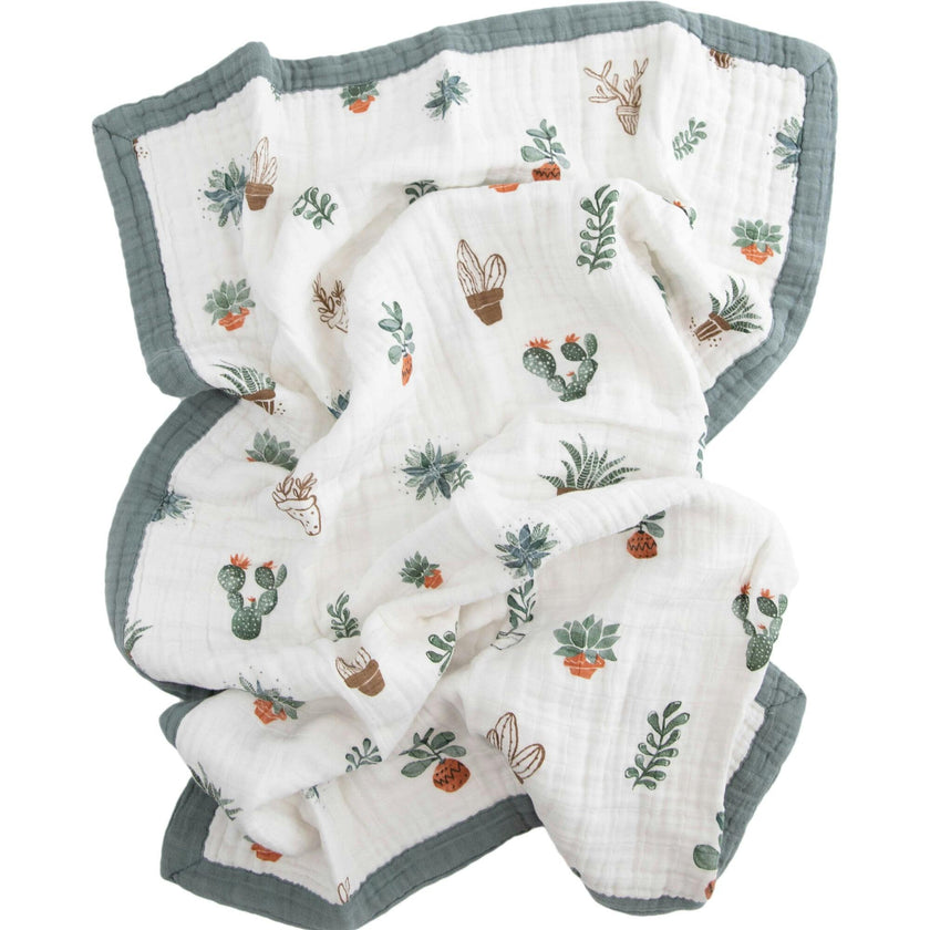 Cotton Muslin Baby Quilt - Prickle Pots