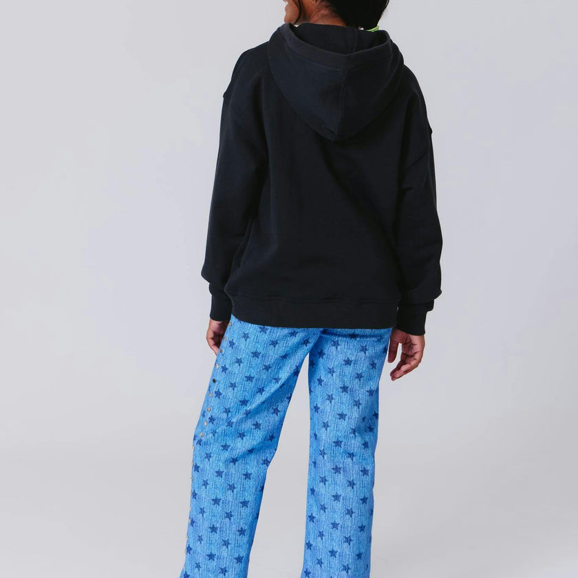 New York Knicks Basketball Girls Technicolor Hoodie