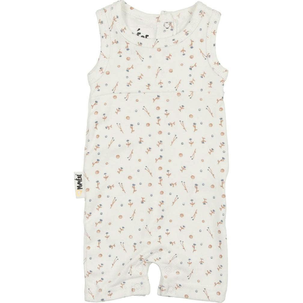 Berry Floral Footie
