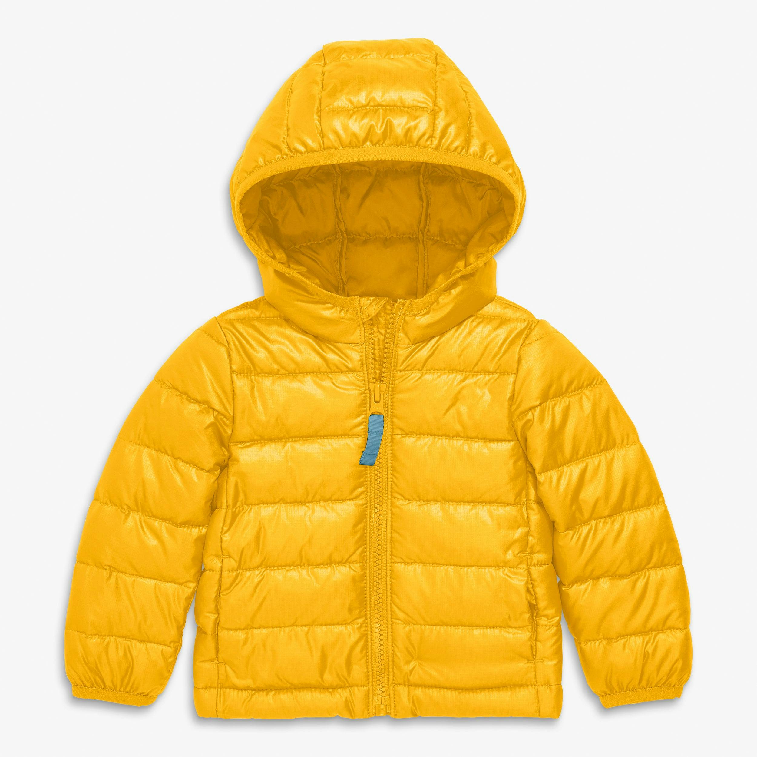 Baby lightweight puffer jacket in solids