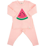 Watermelon Terry Applique Two Piece Set