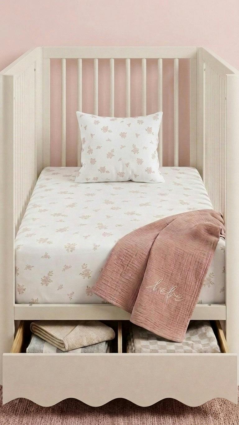DH Jardin 3 Piece Crib Set in Pouch