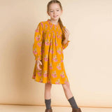 Smocked Long Sleeve Dress