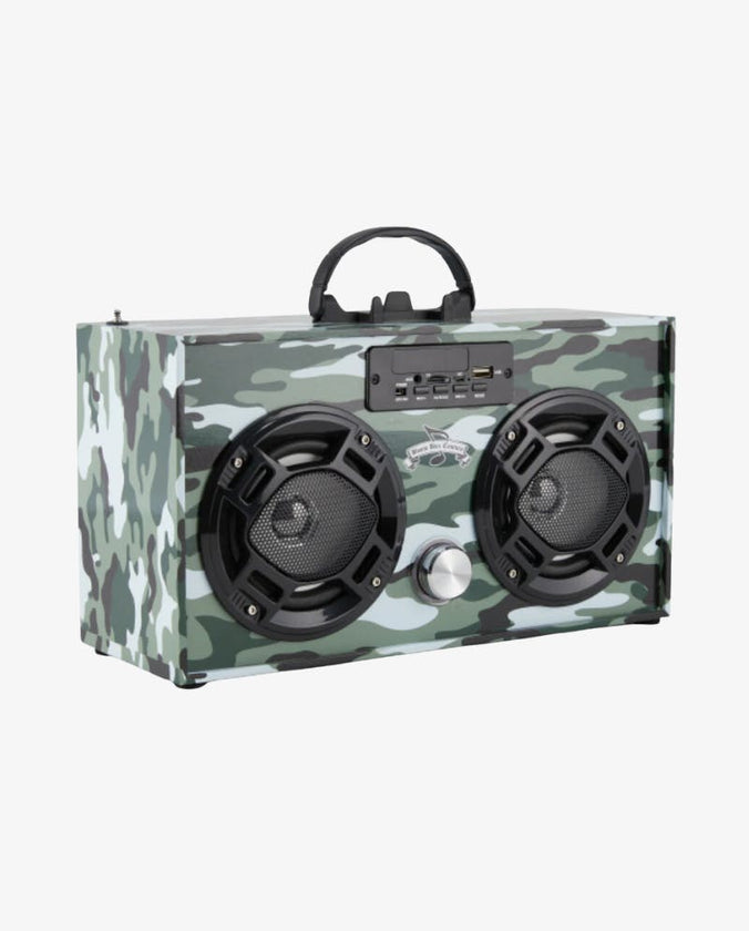 Green Camo Bluetooth Boombox