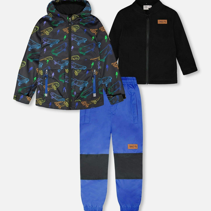 3-In-1 Two-Piece Mid-Season Outerwear Set
