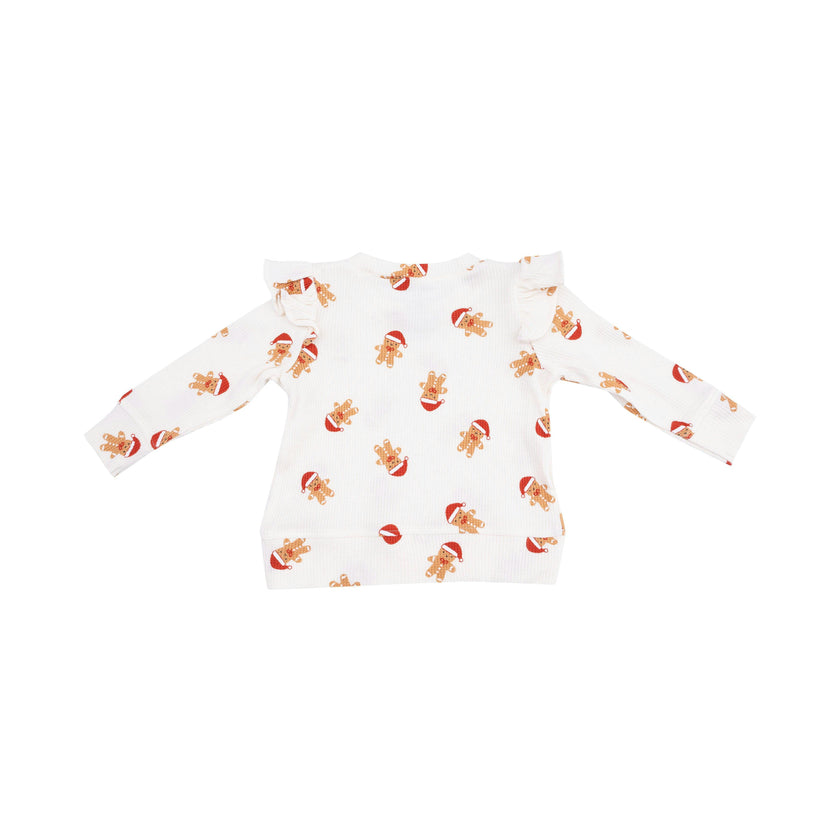 Gingerbread - Ruffle Top