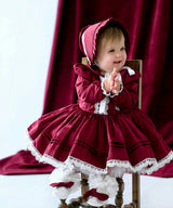 Hayya Baby Dress with hat and shoes