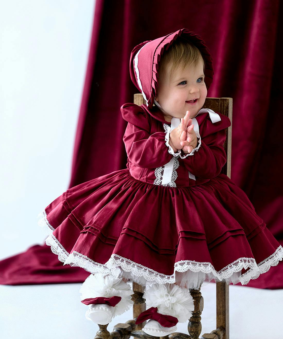 Hayya Baby Dress with hat and shoes