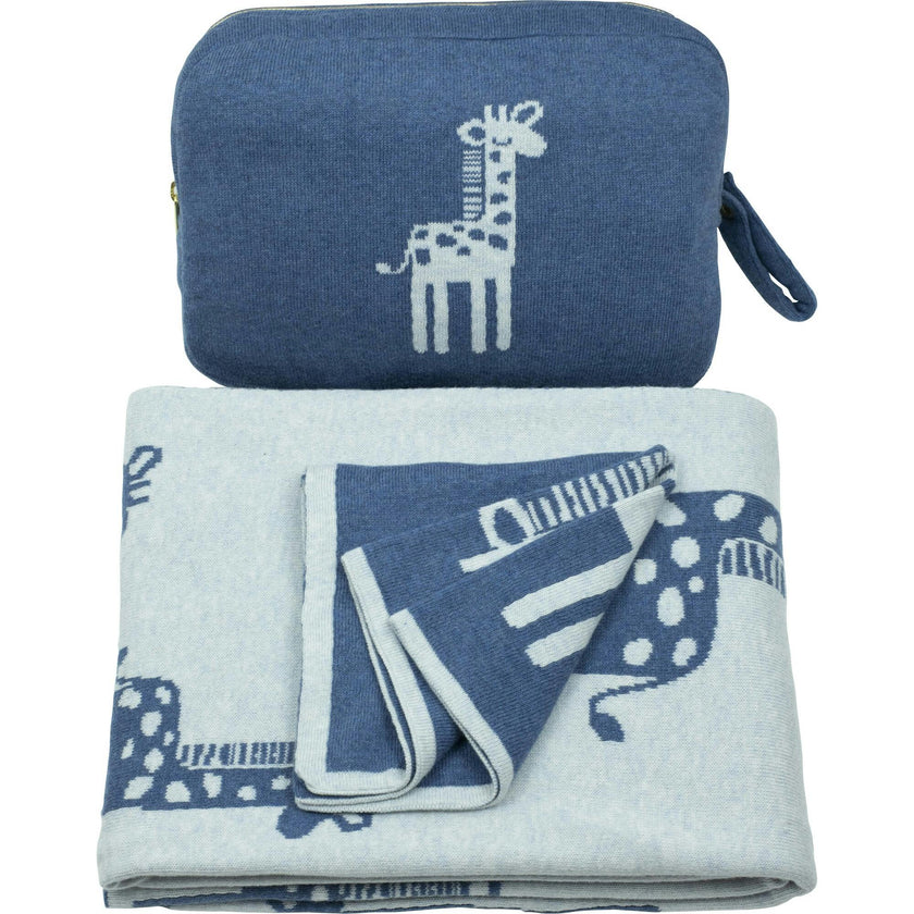 Reversible Baby Blanket Set