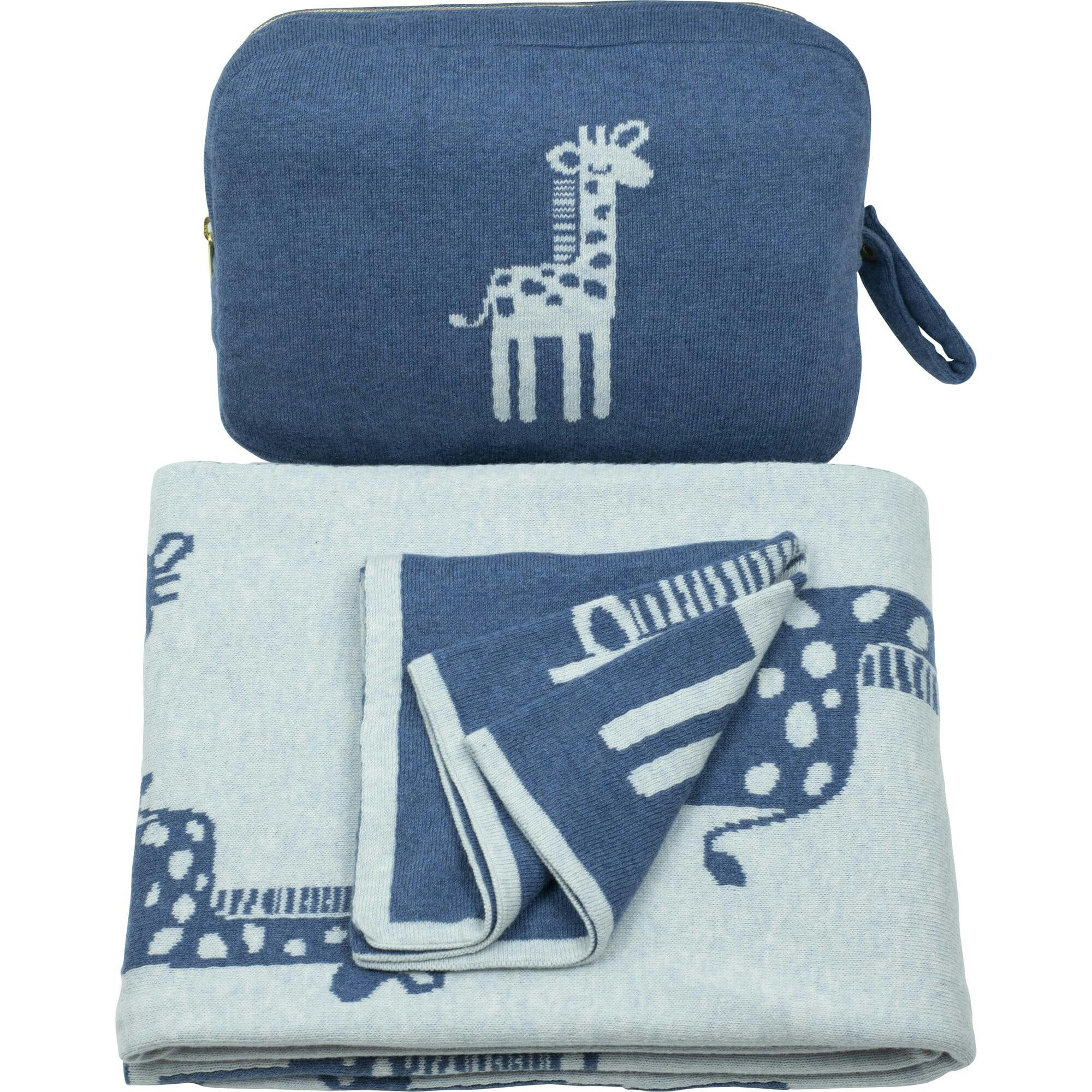 Reversible Baby Blanket Set