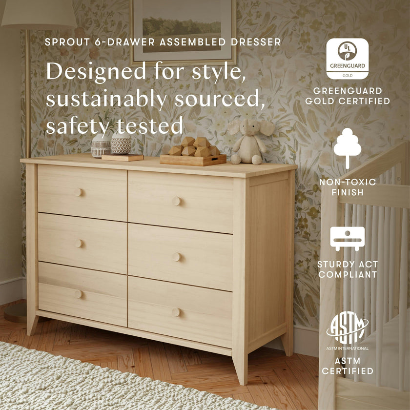 Babyletto Sprout 6-Drawer Double Dresser