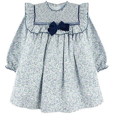 Floral Smocked Ruffle Dress, Florals
