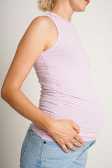 Women's The Ribbed Ruched Maternity Tank