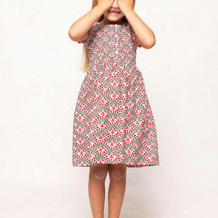 Mini Parker Dress in Floral Fan